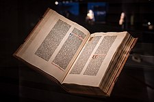 Bibbia di Gutenberg, 1454.