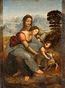 Ісус, Марія, Анна Леонардо да Вінчі, 1513