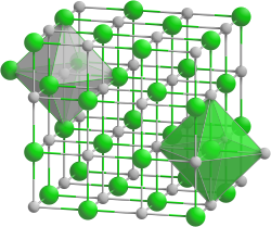 Kristallstruktur von Calciumtellurid