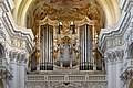 Organ loft with the Bruckner organ