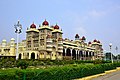 A side view of the Mysore Palace
