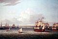 Image 17The British Fleet Entering Havana, 21 August 1762, a 1775 painting by Dominic Serres (from History of Cuba)