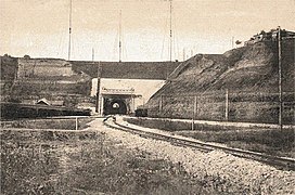 Tunnel "Carol I" (later "Palas") in Constanța county (1900)