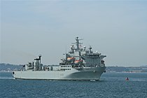 RFA Argus, an aviation training and casualty receiving ship