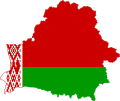 Mapa da Bielorrússia