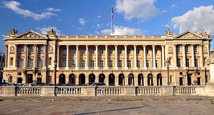 L'Hôtel de la Marine su Place de la Concorde (1761–70).