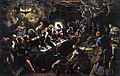 La Última Cena, de Tintoretto (1592-1594). Hay varias versiones del mismo tema por el mismo autor ().
