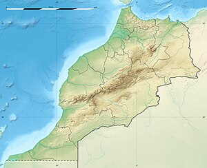 Draa na zemljovidu Maroka