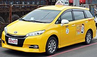 Facelift Toyota Wish as a taxi