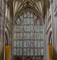 The Great West Window, now a mosaic