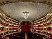 Interni del Teatro alla Scala