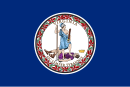 State flag of Commonwealth of Virginia