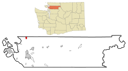 Location of Alger, Washington