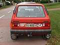AX für Åland und SF für Finnland (bis 1993) an einem VW Golf I