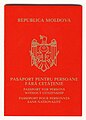 Moldovan Without Citizenship passport 1995