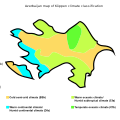 Image 15Azerbaijan map of Köppen climate classification zones (from Geography of Azerbaijan)
