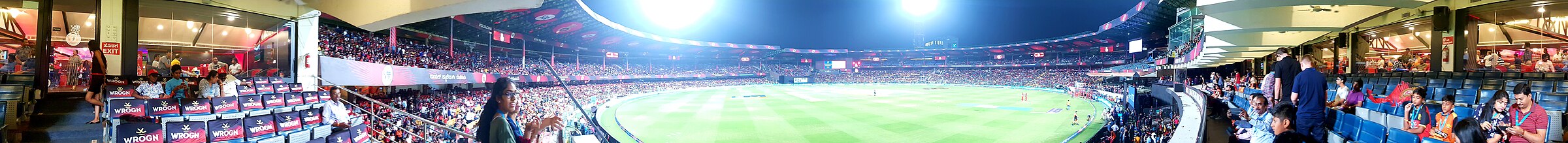 panoramic view from P2 stand