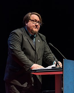 Jukka Halme Worldconissa 2017.