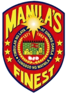 Manila Police District patch depicting the department logo, including the old arms of the City of Manila