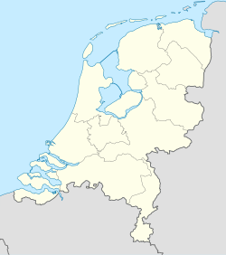 Leiden li ser nexşeya Holenda nîşan dide