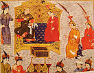 Genghis' son Tolui with Queen Sorgaqtani