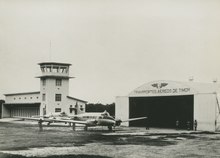 The TAT hangar at the airport