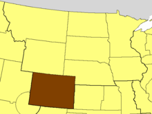 Location of The Episcopal Church in Colorado