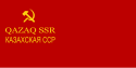 Quốc kỳ Trên: 1937–1940 Dưới: 1953–1991 Kazakhstan Xô viết
