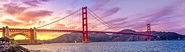 De Golden Gate Brêge by San Francisco.