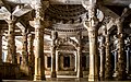 Intrinsic carvings inside Kumbharia Mahavira temple