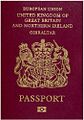 ဗြိတိသျှ နိုင်ငံကူးလက်မှတ် - Gibraltar passport