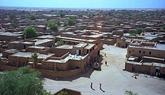 Hagyományos házak Agadezben