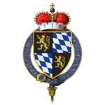 西梅爾恩皇權伯爵領地的約翰·卡西米爾（英語：John Casimir of the Palatinate-Simmern）的紋飾。被環繞的嘉德勳章。