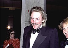 A photograph of Donald Sutherland