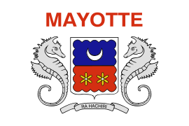 Drapeau du département de Mayotte.