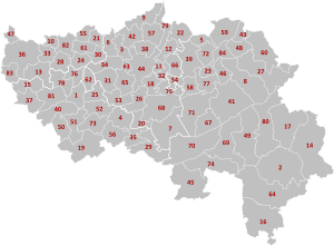 Gemeinden in der Provinz Lüttich