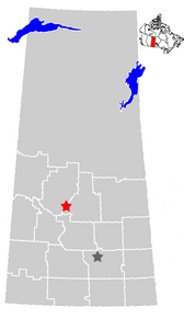 Poziția localității Saskatoon