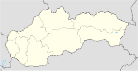 Rajecke Tjeplice na mapi Slovačke