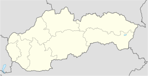 Ядерна енергетика Словаччини. Карта розташування: Словаччина