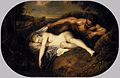 „Nimfa ir satyras“ (1715-16, Luvras, Paryžius)