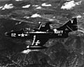 מטוס F9F בשמי קוריאה, יוני 1953.