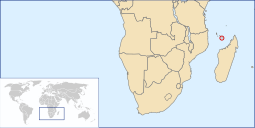 Localização Mayotte