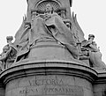 Victoria Memorial visto do Palácio de Buckingham