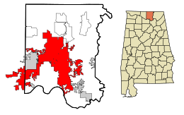 Huntsville – Mappa