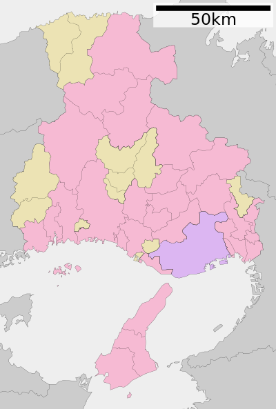 兵庫県の位置（兵庫県内）