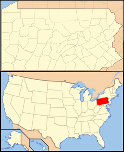 Pittsburgh is located in Pennsylvania