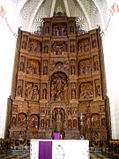 Retablo mayor de la catedral de Teruel.
