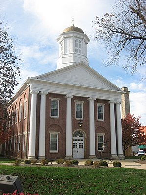 Highland County Courthouse (2012) ist einer von 26 Einträgen des Countys im National Register of Historic Places.