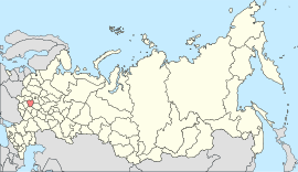 Тулэ област на карте России