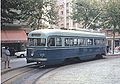 Ein PCC-Wagen in Barcelona von der St. Louis Car Company gebraucht gekauft aus Washington (60er und 70er Jahre)